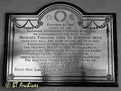 Michael Faraday (Plaque)