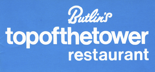 Butlin's topofthetower restaurant