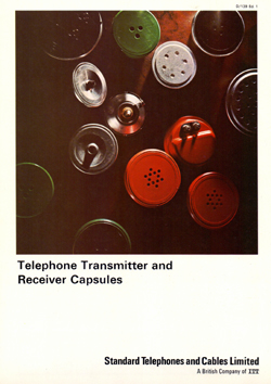 Telephone Transmitter and Receiver Capsules