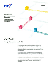 KeyLine: A range of analogue circuits for data