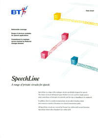 SpeechLine: A range of private circuits for speech