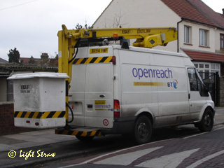 Openreach Ford Transit with Versalift