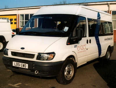 BT Exact Ford Transit LB51 GWO