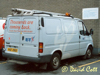 BT Ford Transit panel van