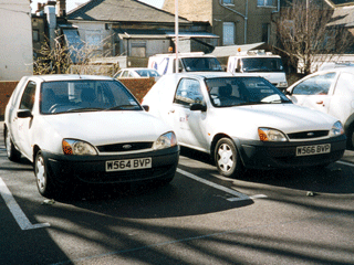 The BT Fiesta and Ka Vans