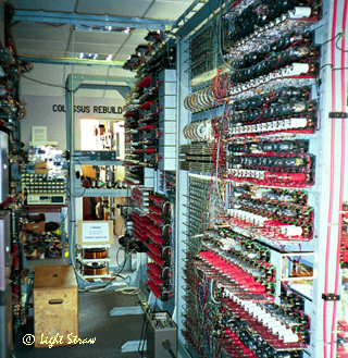 Colossus viewed between the racks