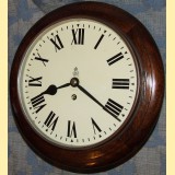 No.3 - 8 day, 10 inch dial fusee wall clock, general purpose. Stockhall Maples and co.