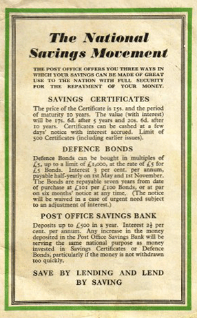 National Savings Movement - Advertisements