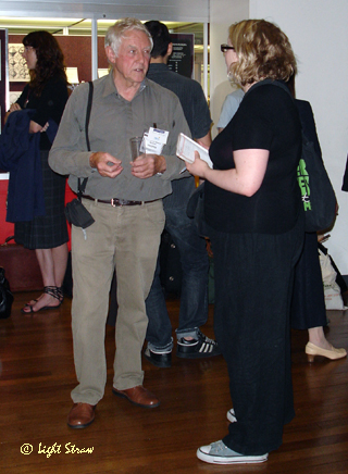 Jack Armitage at the launch of ERNIE 1 display